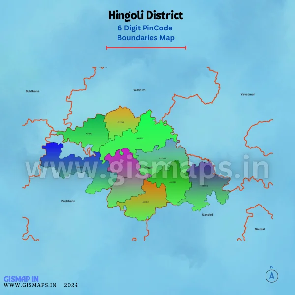 Hingoli District Pincode Maps